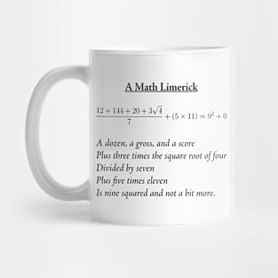 Math limerick Mug